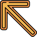 multimedia,arrows,multimedia option,orientation,directional,diagonal arrow